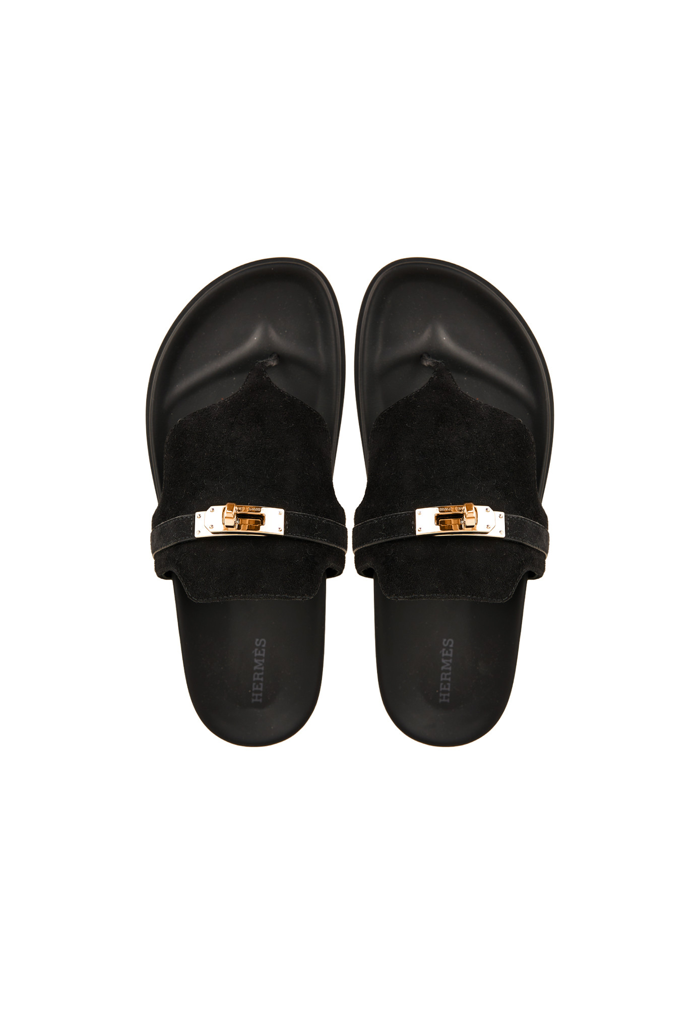 Hermès Leather Sandals With A Lock