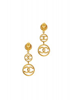 Chanel Vintage Clip‑on Pendants with Logos