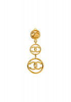 Chanel Vintage Clip‑on Pendants with Logos