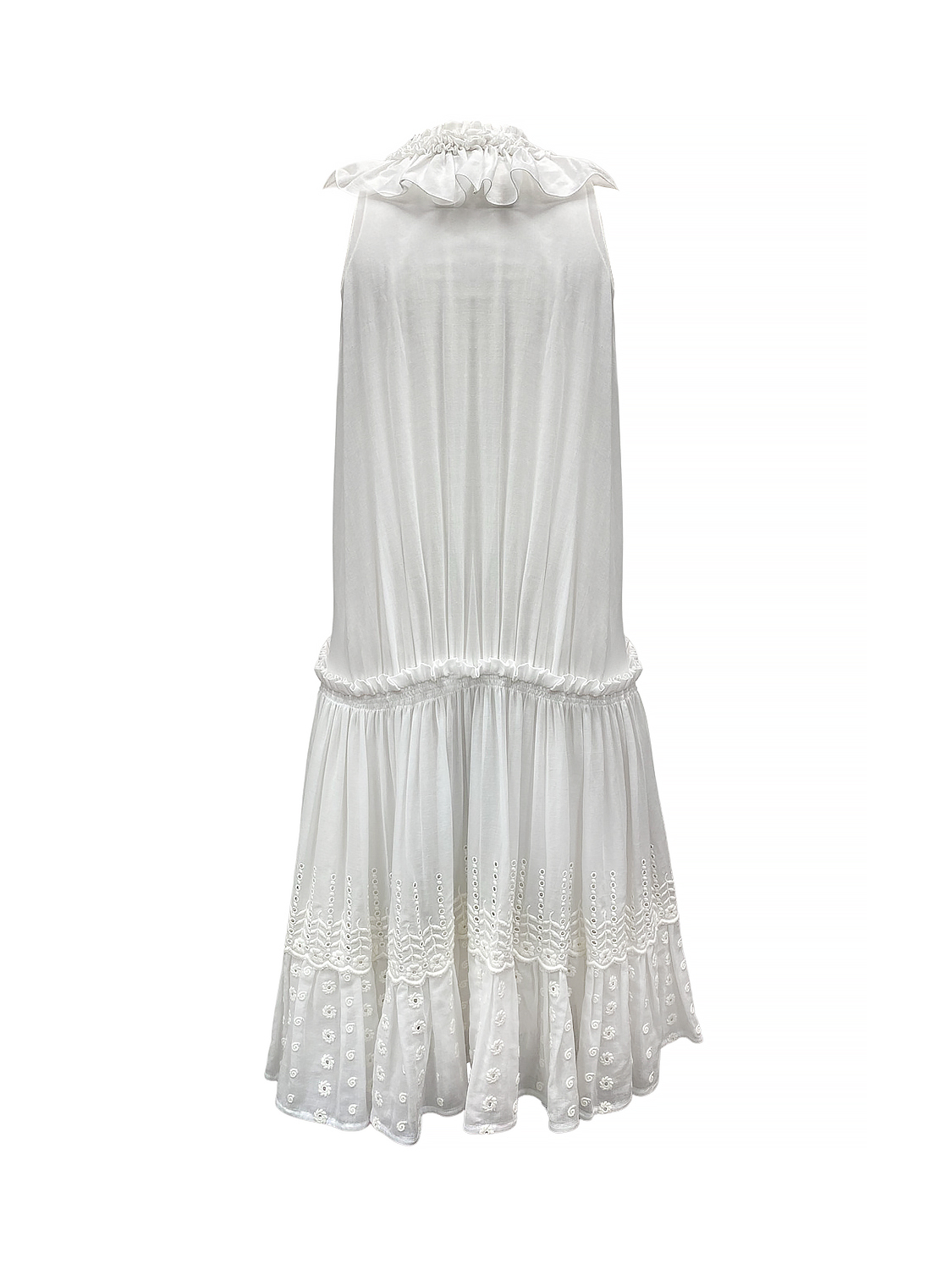 Chloé White Cotton Dress