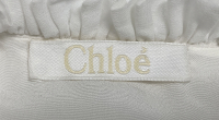 Chloé White Cotton Dress