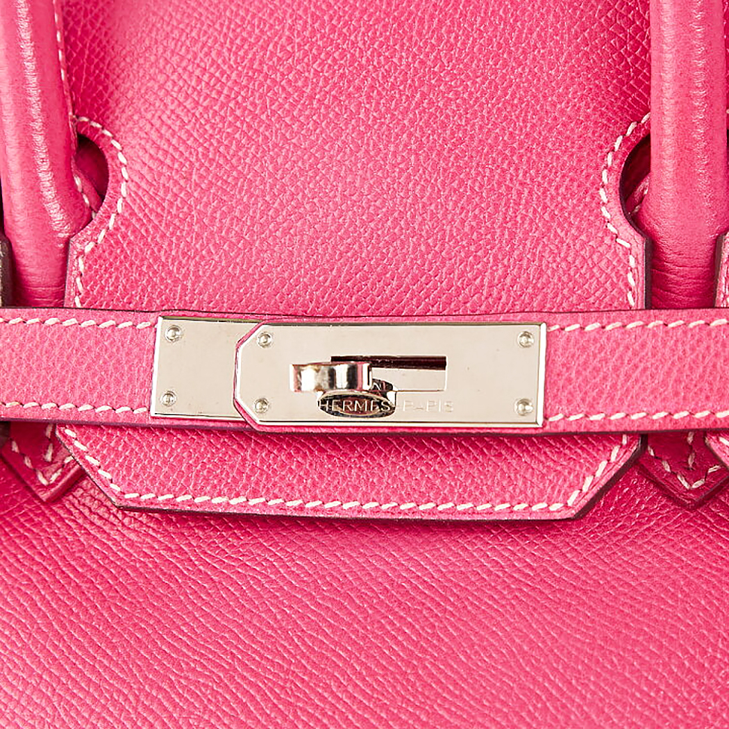 Hermès Birkin 25 Rose Tyrien Epsom Bag