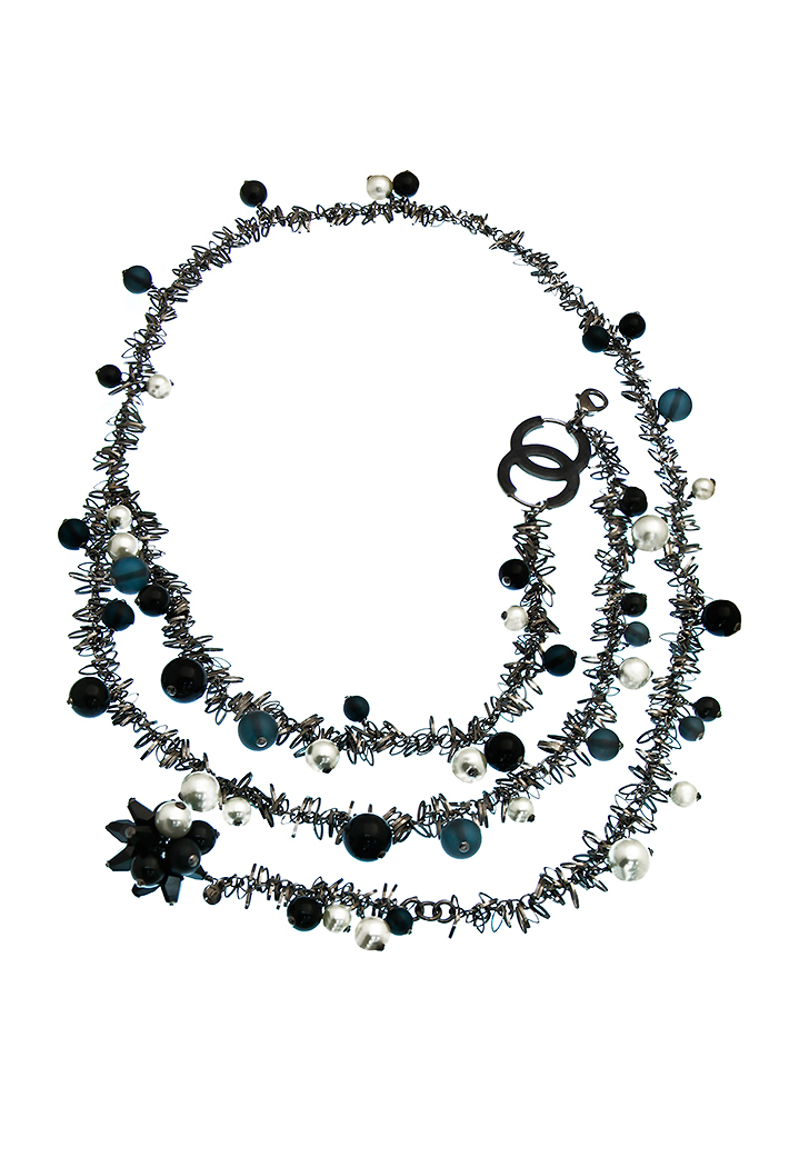 Chanel Pearls and Logo Belt 