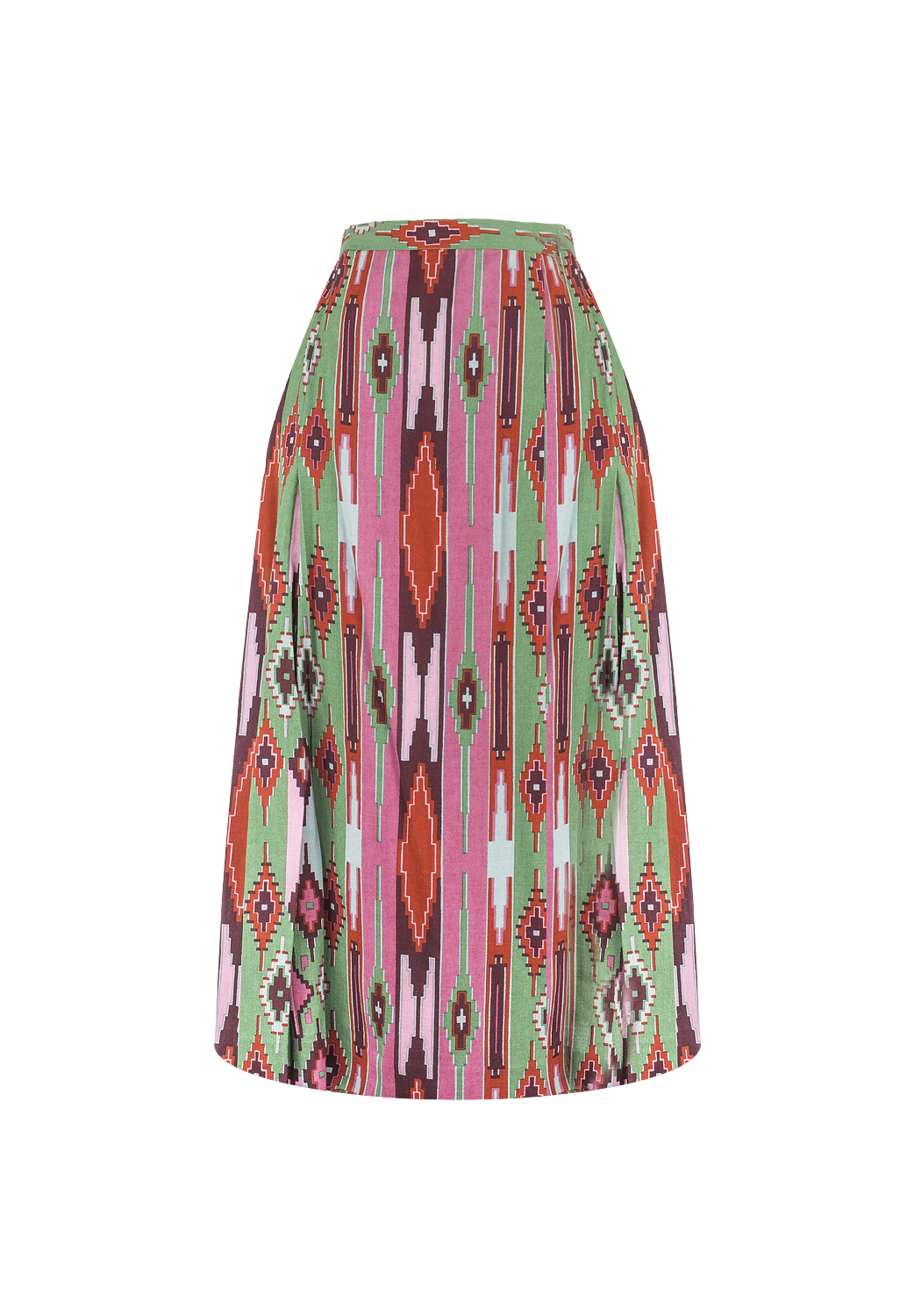 Saint Laurent Print Skirt