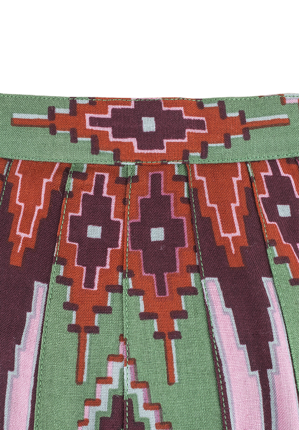 Saint Laurent Print Skirt