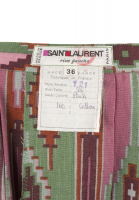 Saint Laurent Print Skirt