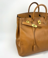Hermès HAC Birkin 45 Gold Liegee Bag