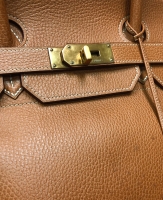 Hermès HAC Birkin 45 Gold Liegee Bag