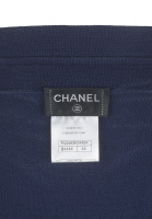 Chanel Navy Logo Skirt