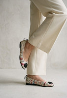 Chanel Ballet Flats With Logo