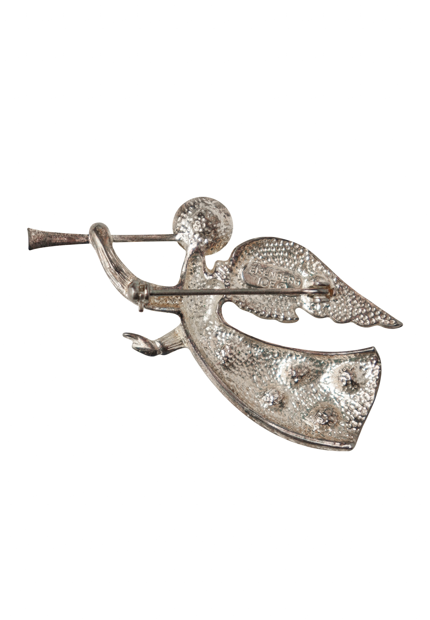 Eisenberg Ice Angel Brooch With Crystals