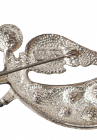 Eisenberg Ice Angel Brooch With Crystals