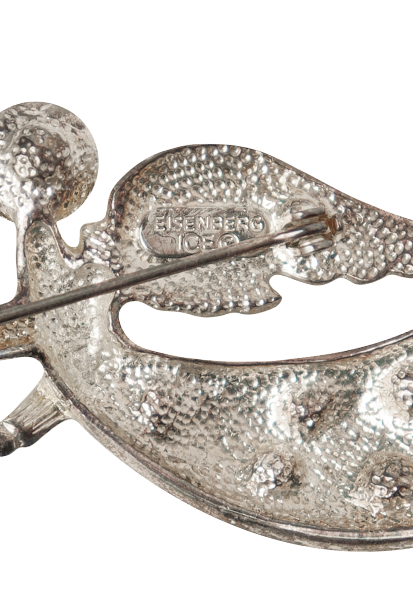 Eisenberg Ice Angel Brooch With Crystals