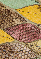 Fendi Baguette Oversized Snake Leather Bag