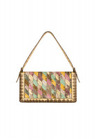 Fendi Baguette Oversized Snake Leather Bag
