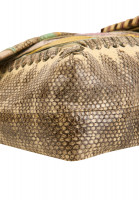 Fendi Baguette Oversized Snake Leather Bag