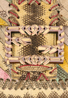 Fendi Baguette Oversized Snake Leather Bag