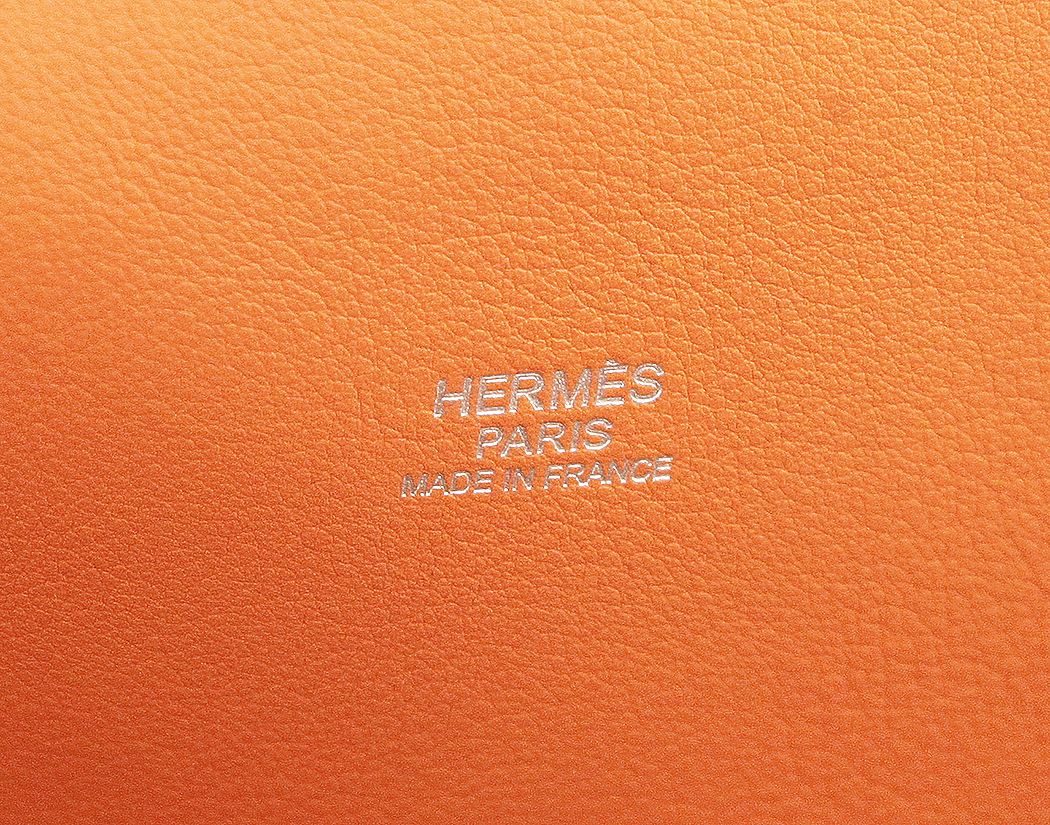 Hermès Toolbox 33 Argile And Orange Swift Bag