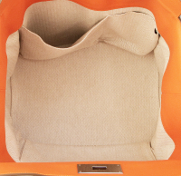 Hermès Toolbox 33 Argile And Orange Swift Bag