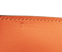 Hermès Toolbox 33 Argile And Orange Swift Bag