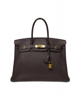 Hermès Birkin 35 Chocolate Togo Bag