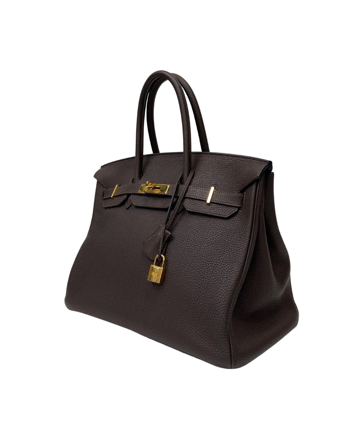 Hermès Birkin 35 Chocolate Togo Bag