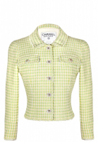 Chanel Pale Green Tweed Jacket