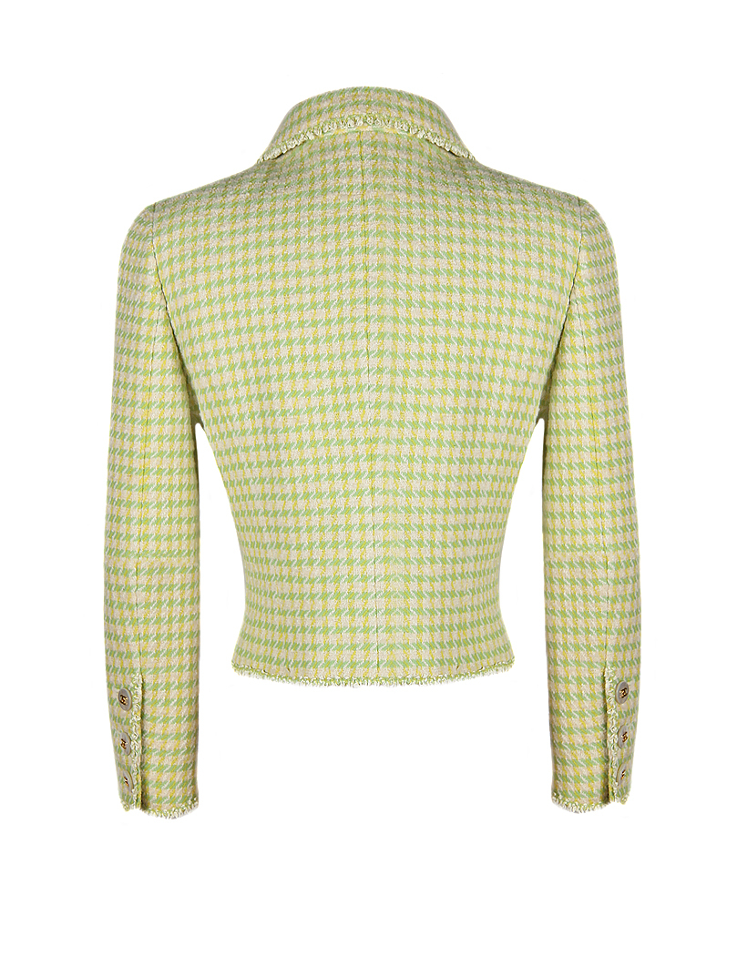 Chanel Pale Green Tweed Jacket