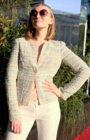Chanel Pastel Tweed Cardigan