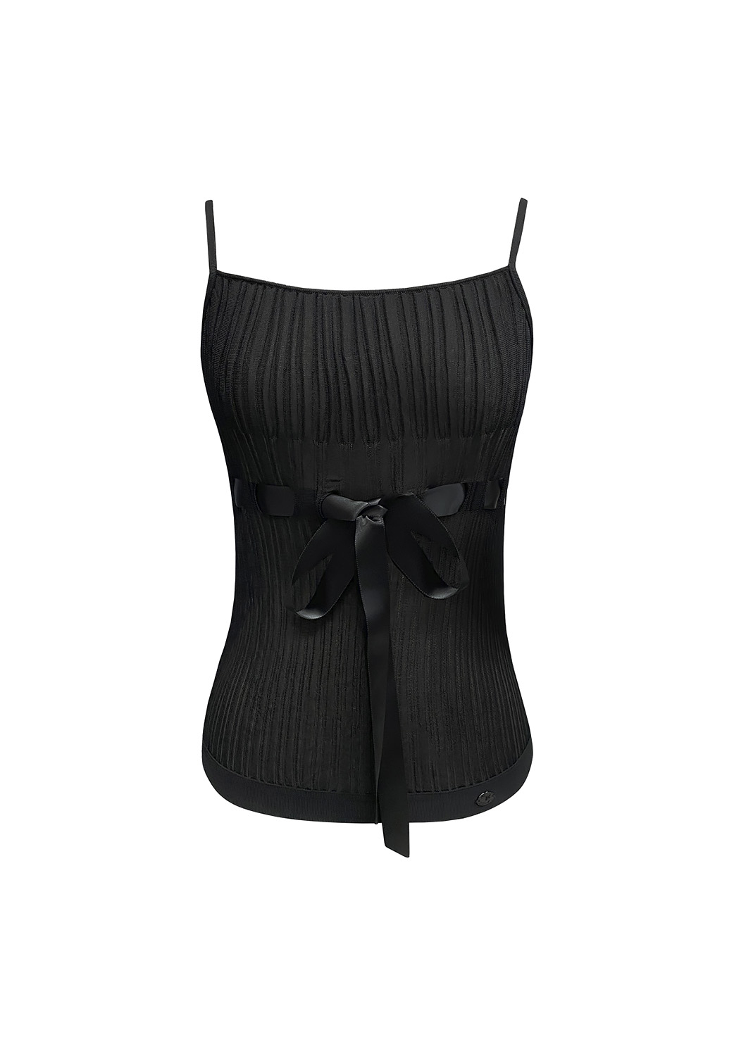 Chanel Black Bow Top