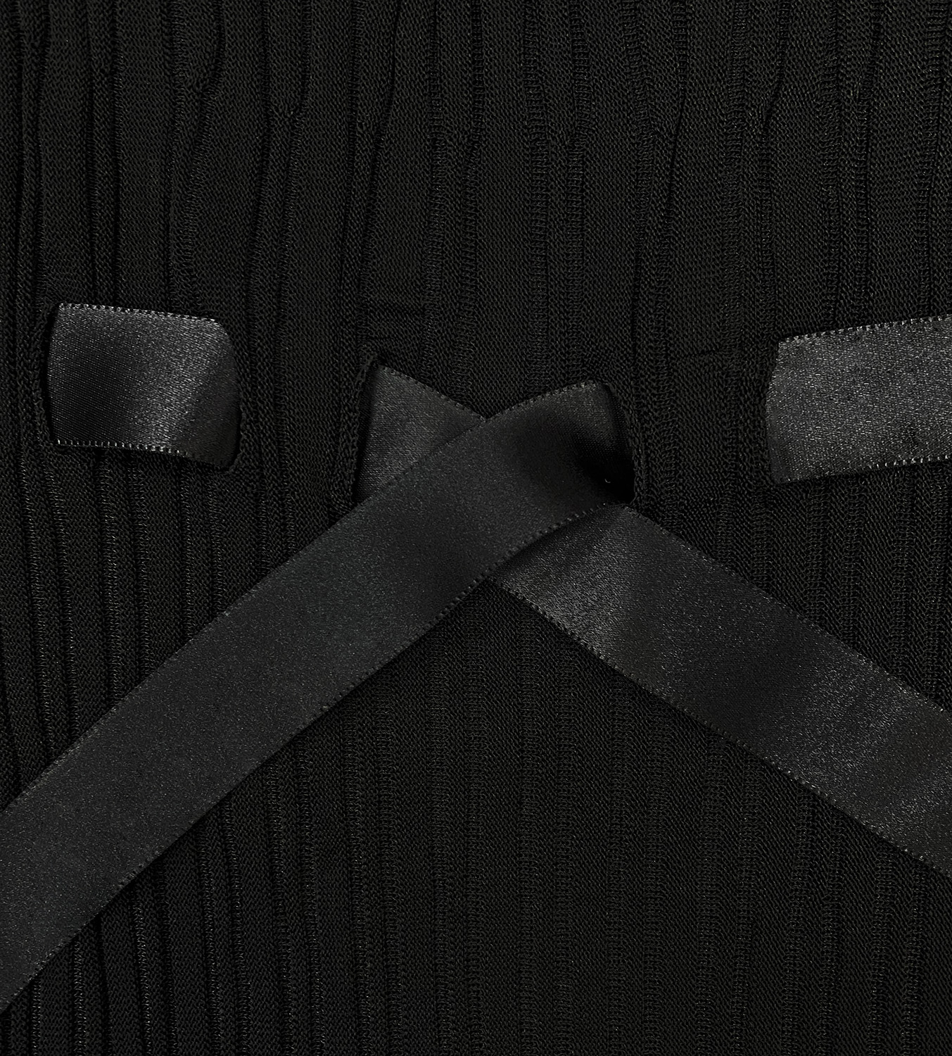 Chanel Black Bow Top