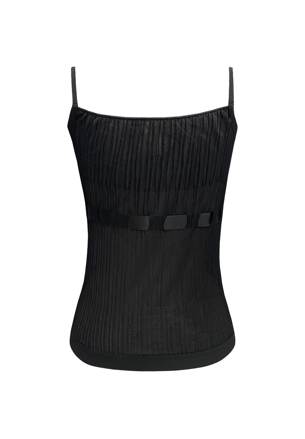 Chanel Black Bow Top