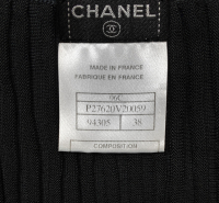 Chanel Black Bow Top