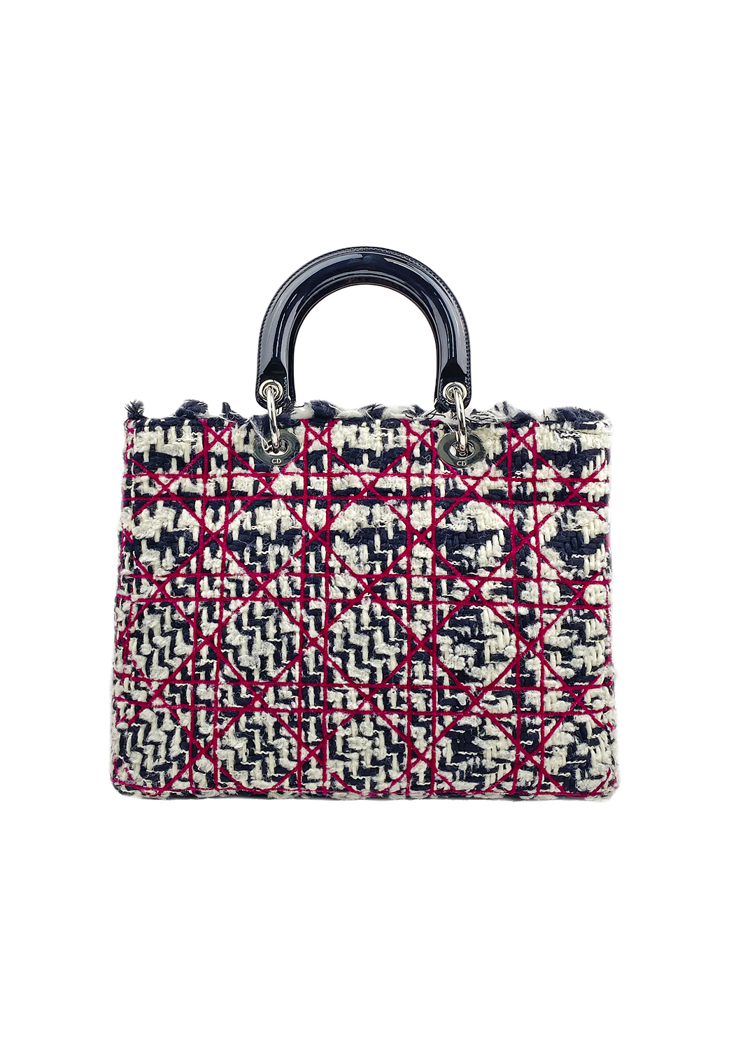 Dior Lady Cannage Tweed Bag