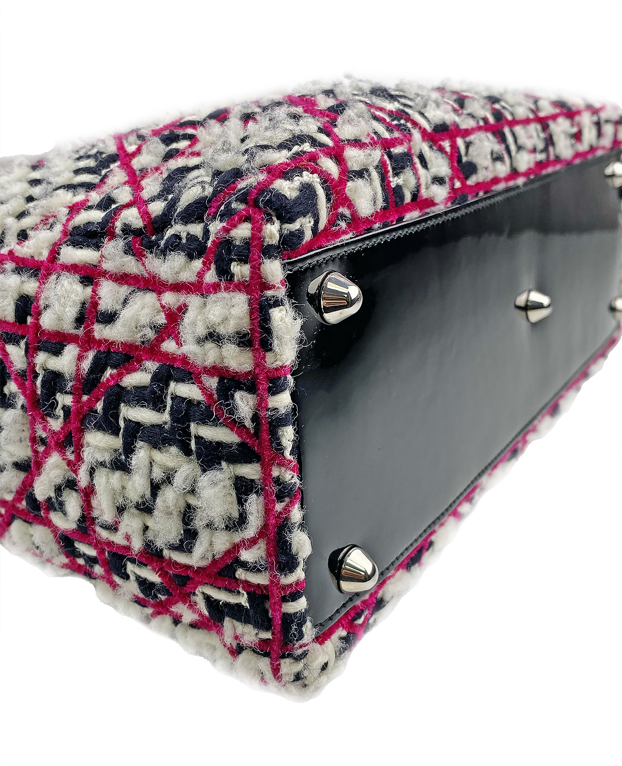 Dior Lady Cannage Tweed Bag