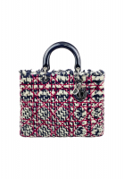 Dior Lady Cannage Tweed Bag
