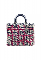 Dior Lady Cannage Tweed Bag