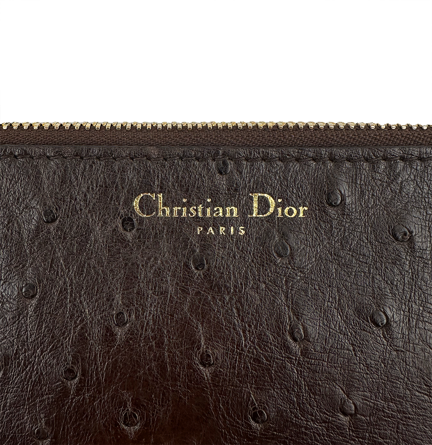 Christian Dior Brown Clutch