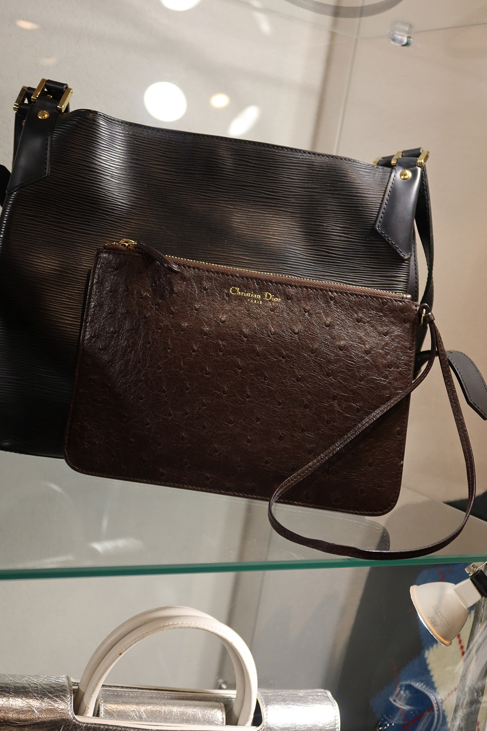 Christian Dior Brown Clutch