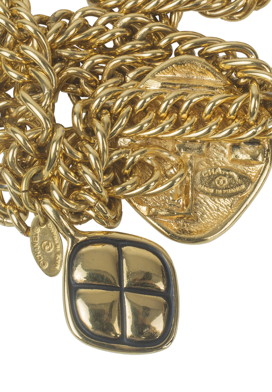 Chanel Golden Diamond Chain Belt