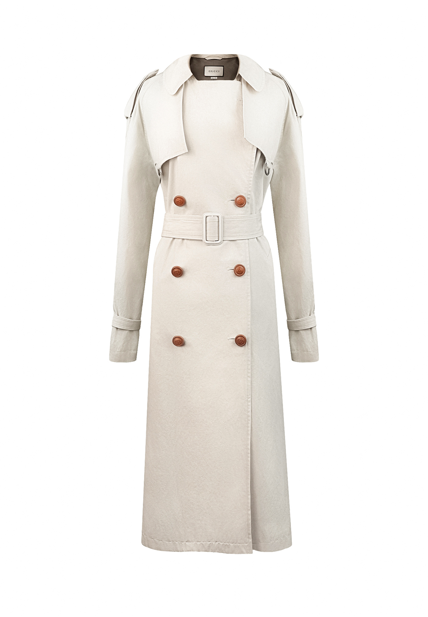Gucci Double Breasted Trench Coat