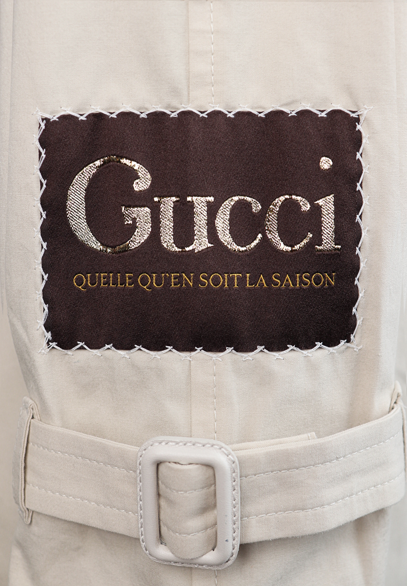 Gucci Double Breasted Trench Coat