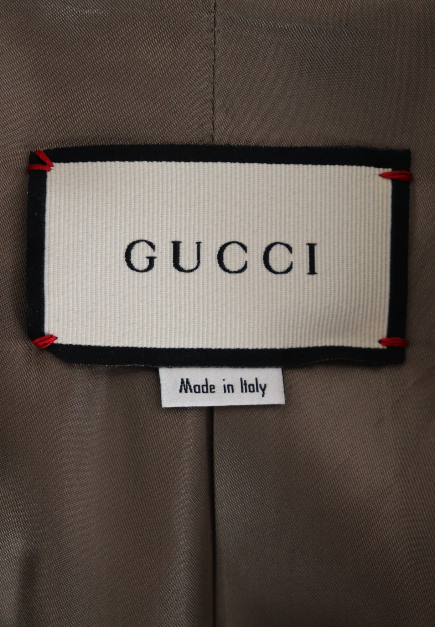 Gucci Double Breasted Trench Coat