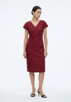 Chanel Burgundy Dress
