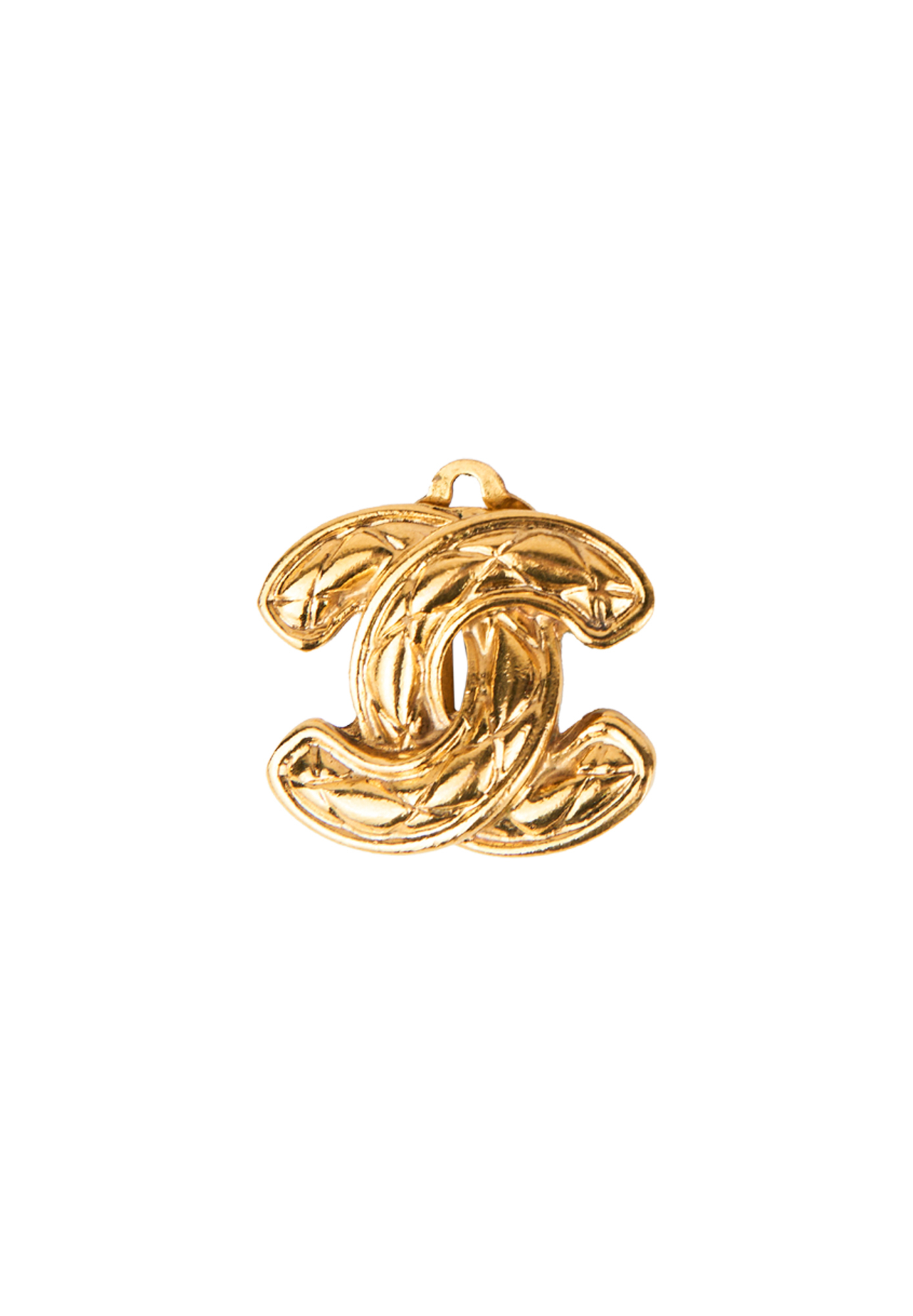Chanel Logo Clip-On Earrings 