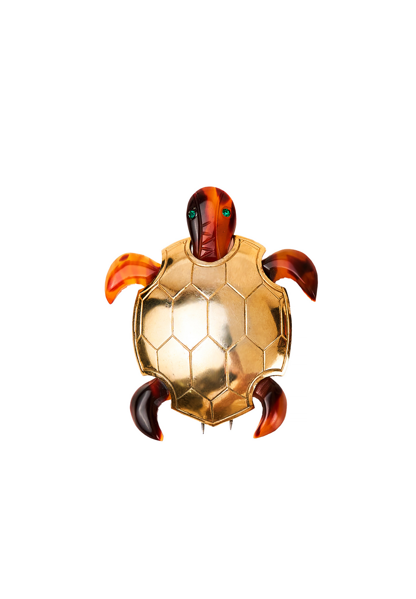 Vintage Turtle Brooch