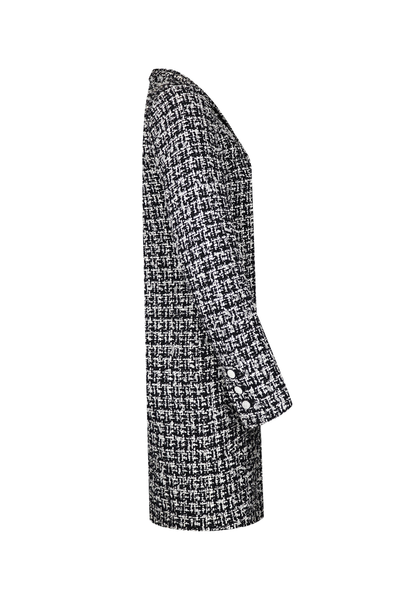 Chanel Long Plaid Jacket