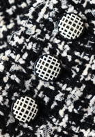 Chanel Long Plaid Jacket