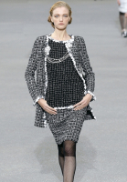 Chanel Long Plaid Jacket