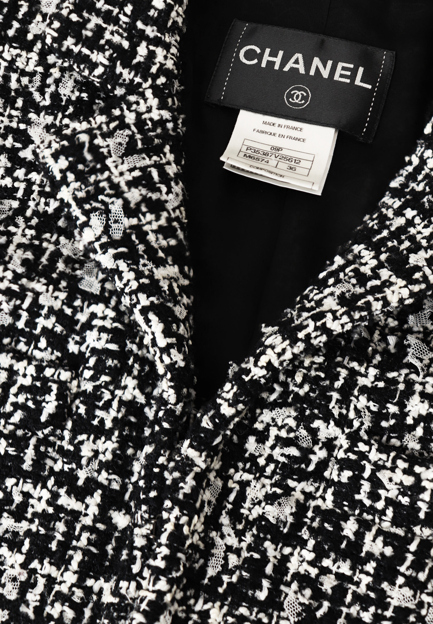 Chanel Long Plaid Jacket